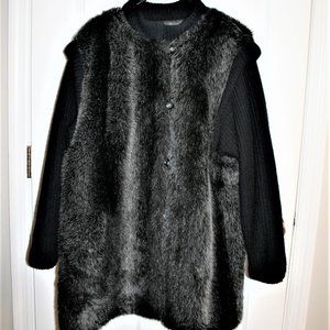 Reduced!! HILLMOOR NEW YORK FAUX FUR COAT